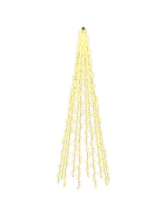 Ghirlande luminose per alberi di Natale Bianco caldo PVC 2
