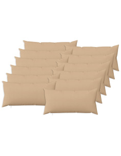Cuscino con cuscino HEERLEN 12 pz Crema Tessuto 2