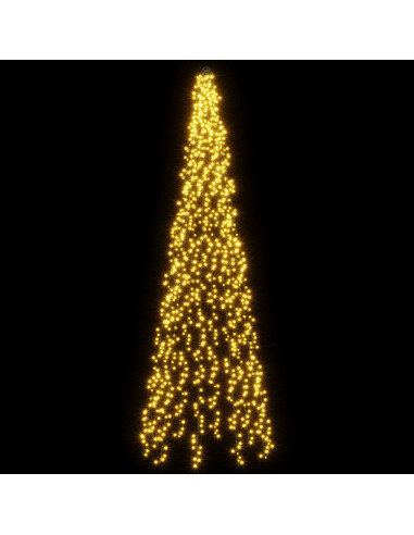 Ghirlande luminose per alberi di Natale Bianco caldo PVC