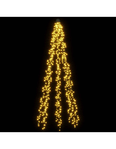 Ghirlande luminose per alberi di Natale Bianco caldo PVC