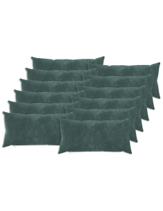 Cuscino con cuscino HEERLEN 12 pz Blu mare Fleece in microfibra 2