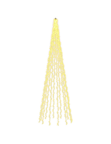 Ghirlande luminose per alberi di Natale 3000 LEDs Bianco caldo