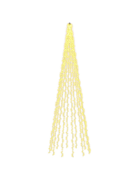 Ghirlande luminose per alberi di Natale 3000 LEDs Bianco caldo