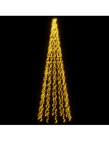 Ghirlande luminose per alberi di Natale 3000 LEDs Bianco caldo