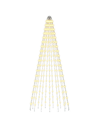 Luci per albero di Natale con 15 LED 270 LED Bianco caldo