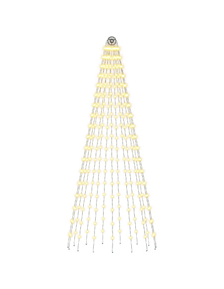 Luci per albero di Natale con 15 LED 270 LED Bianco caldo
