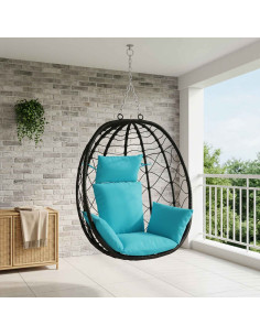 Cuscino Adirondack PUTTEN 100% Poliestere Turchese