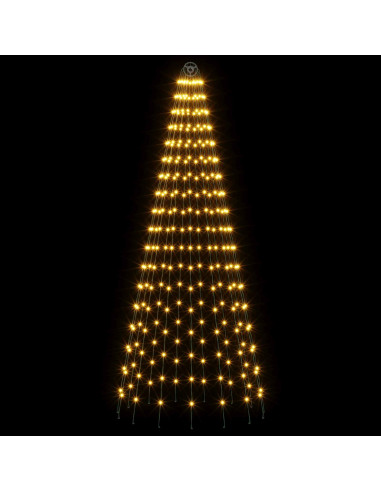 Luci per albero di Natale con 15 LED 270 LED Bianco caldo