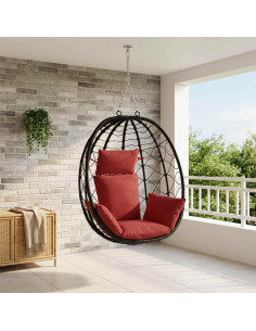 Cuscino Adirondack PUTTEN 100% Poliestere Rosso Vino