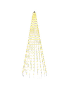 Luci per albero di Natale con 20 LED 500 LED Bianco caldo 2