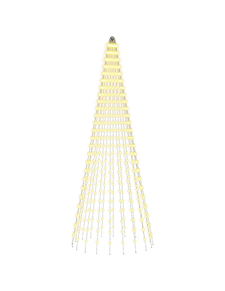 Luci per albero di Natale con 20 LED 500 LED Bianco caldo