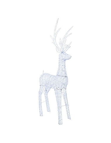 Renna di Natale luminosa a LED 1000 LED Bianco