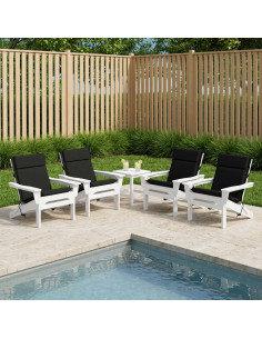 Cuscini per Sedia Alta in 6 Pezzi GEMERT 6 pcs 100% Poliestere
