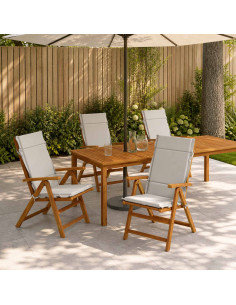 Cuscini per Sedia Alta in 6 Pezzi GEMERT 6 pcs 100% Poliestere