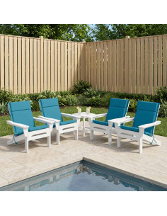 Cuscini per Sedia Alta in 6 Pezzi GEMERT 6 pcs 100% Poliestere
