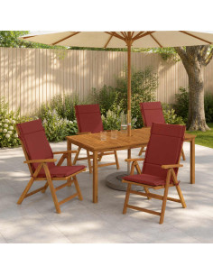 Cuscini per Sedia Alta in 6 Pezzi GEMERT 6 pcs 100% Poliestere