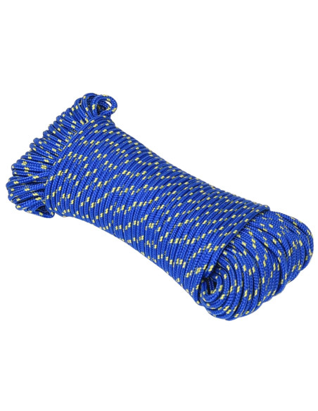 Corda multiuso 4 mm 25 m Blu PP 105 kg Carico massimo