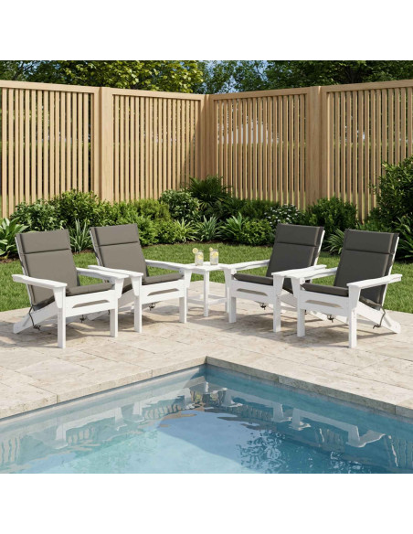 Cuscini per Sedia Alta in 4 Pezzi GEMERT 4 pcs 100% Poliestere