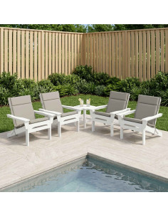 Cuscini per Sedia Alta in 4 Pezzi GEMERT 4 pcs 100% Poliestere 2
