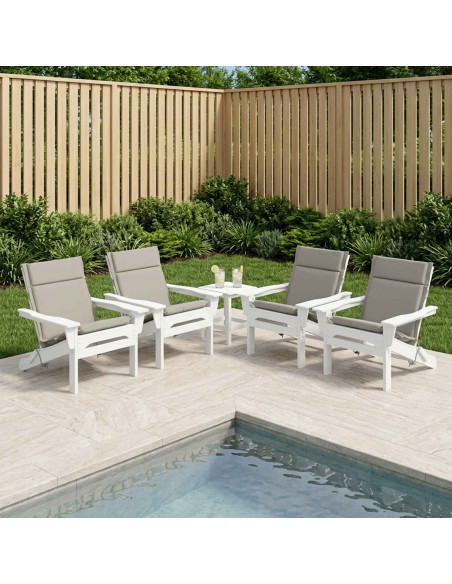 Cuscini per Sedia Alta in 4 Pezzi GEMERT 4 pcs 100% Poliestere