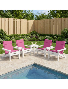Cuscini per Sedia Alta in 4 Pezzi GEMERT 4 pcs 100% Poliestere