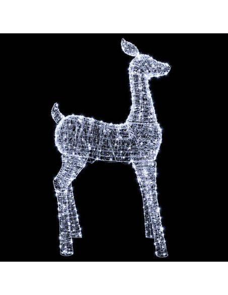 Renna di Natale luminosa a LED LOVIISA 900 LED Bianco