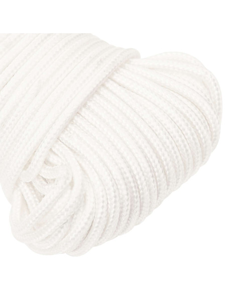 Corda multiuso 4 mm 25 m Bianco PP 105 kg Carico massimo