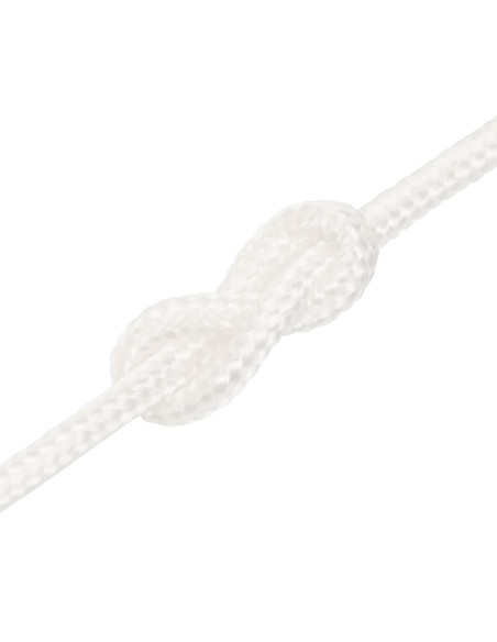 Corda multiuso 4 mm 25 m Bianco PP 105 kg Carico massimo