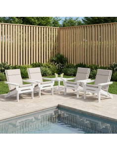 Cuscini per Sedia Alta in 4 Pezzi GEMERT 4 pcs 100% Poliestere