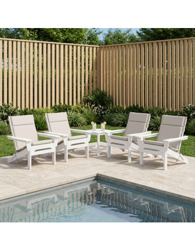 Cuscini per Sedia Alta in 4 Pezzi GEMERT 4 pcs 100% Poliestere
