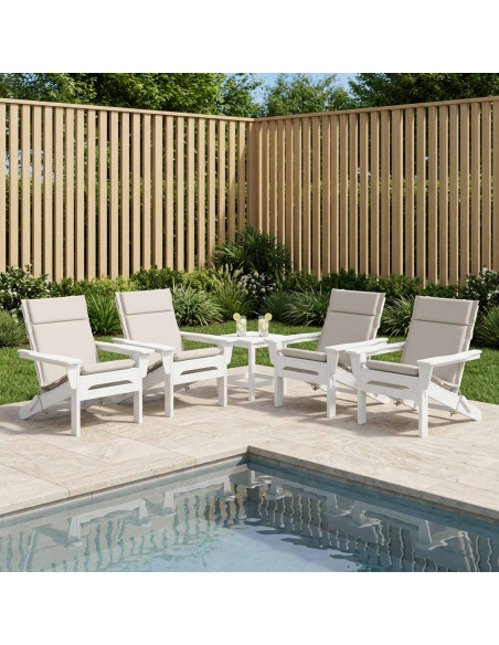 Cuscini per Sedia Alta in 4 Pezzi GEMERT 4 pcs 100% Poliestere