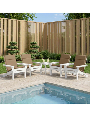 Cuscini per Sedia Alta in 4 Pezzi GEMERT 4 pcs 100% Poliestere