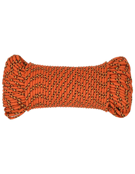 Corda multiuso 4 mm 25 m Arancione PP 105 kg Carico massimo