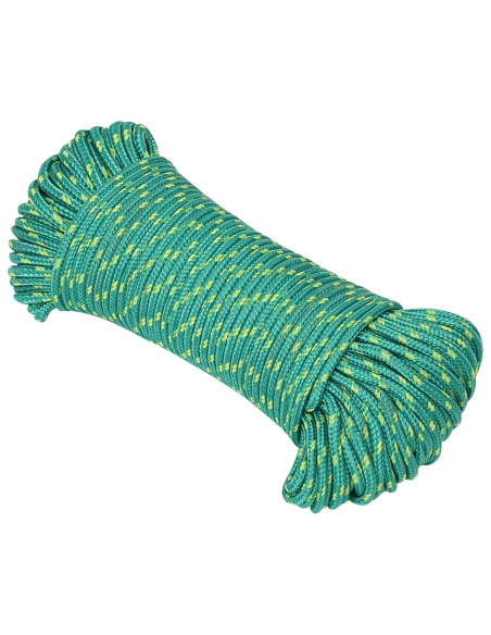 Corda multiuso 4 mm 100 m Verde PP 105 kg Carico massimo