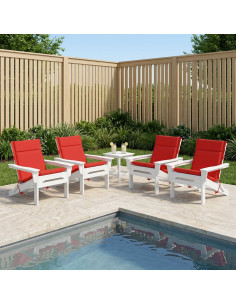 Cuscini per Sedia Alta in 4 Pezzi GEMERT 4 pcs 100% Poliestere 2
