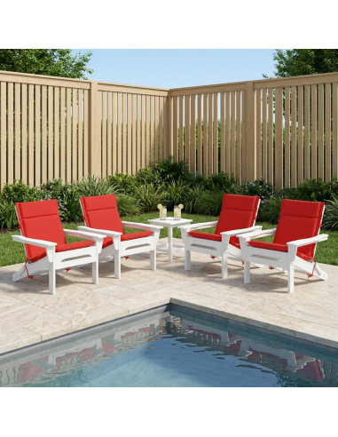 Cuscini per Sedia Alta in 4 Pezzi GEMERT 4 pcs 100% Poliestere