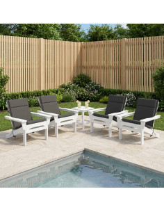 Cuscini per Sedia Alta in 4 Pezzi GEMERT 4 pcs 100% Poliestere