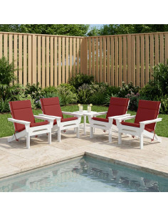 Cuscini per Sedia Alta in 4 Pezzi GEMERT 4 pcs 100% Poliestere