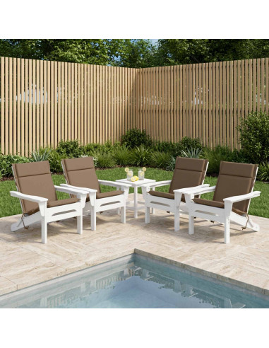 Cuscini per Sedia Alta in 4 Pezzi GEMERT 4 pcs 100% Poliestere
