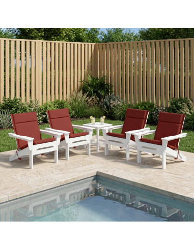Cuscini per Sedia Alta in 4 Pezzi GEMERT 4 pcs 100% Poliestere