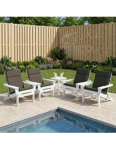 Cuscini per Sedia Alta in 4 Pezzi GEMERT 4 pcs 100% Poliestere