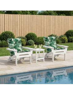 Cuscini per Sedia Alta in 2 Pezzi GEMERT 2 pcs 100% Poliestere