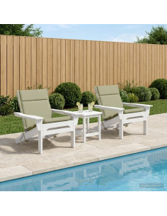 Cuscini per Sedia Alta in 2 Pezzi GEMERT 2 pcs 100% Poliestere