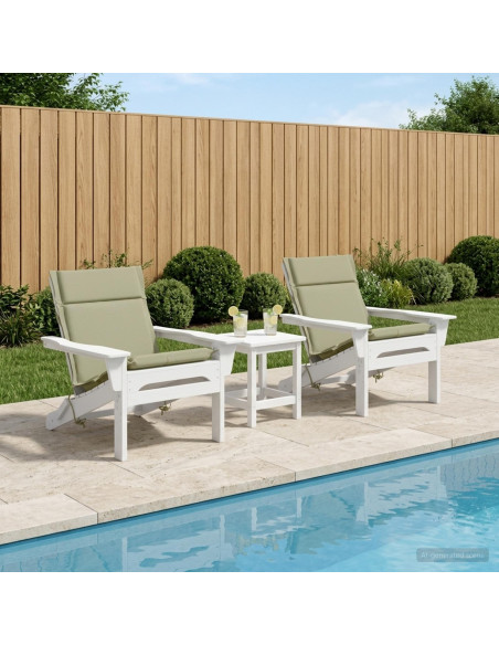 Cuscini per Sedia Alta in 2 Pezzi GEMERT 2 pcs 100% Poliestere