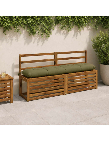 Cuscini per Panchina a 2 Pezzi VIANEN 100% Poliestere