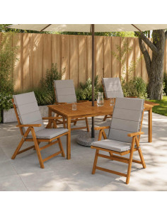 Cuscini Bhair Alto Schienale in 4 Pezzi GEMERT 100% Poliestere