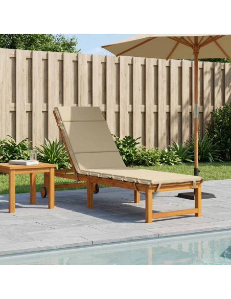 Cuscino per Lettino GEMERT 100% Poliestere Beige