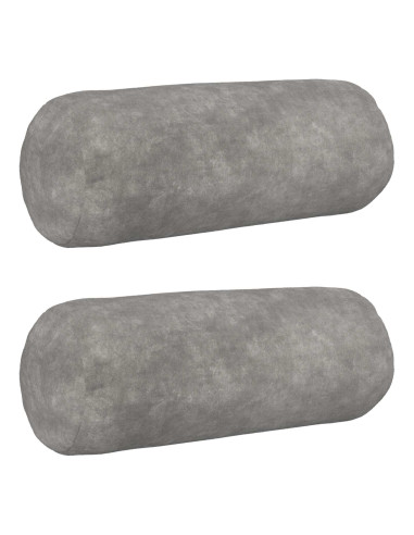 Cuscino HEERLEN 2 pz Grigio Chiaro Fleece in microfibra