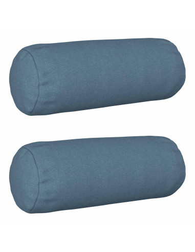 Cuscino con cuscino HEERLEN 2 pz Blu jeans Tessuto