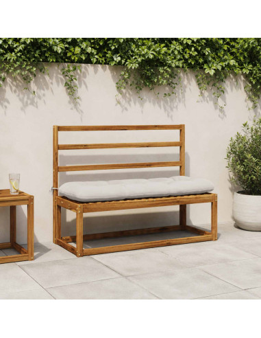 Cuscini per Panchina a 2 Pezzi VIANEN 100% Poliestere Bianco